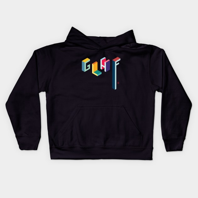 GLHF (Good Luck Have Fun!) Kids Hoodie by echopico